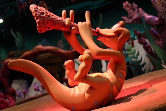 A atração reproduz cenas de A Pequena Sereia