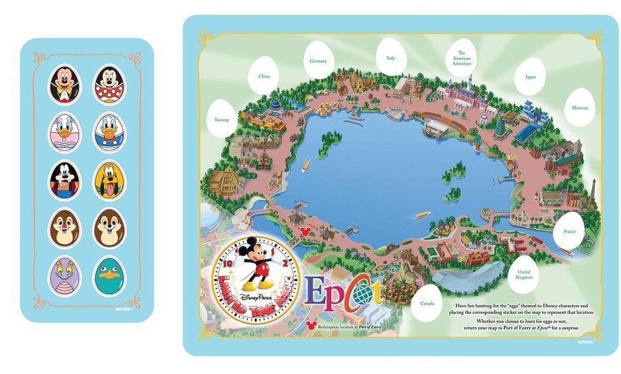 Caça aos ovos no Epcot!