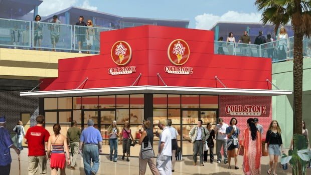 pedra fria no Orlando Universal CityWalk