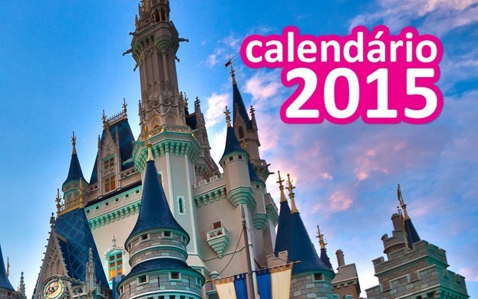 Calendário 2015 EUA – Programe sua viagem para Orlando