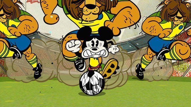 Disney Channel e Disney XD exibem o curta “O Futebol Clássico” para a copa do mundo 2014