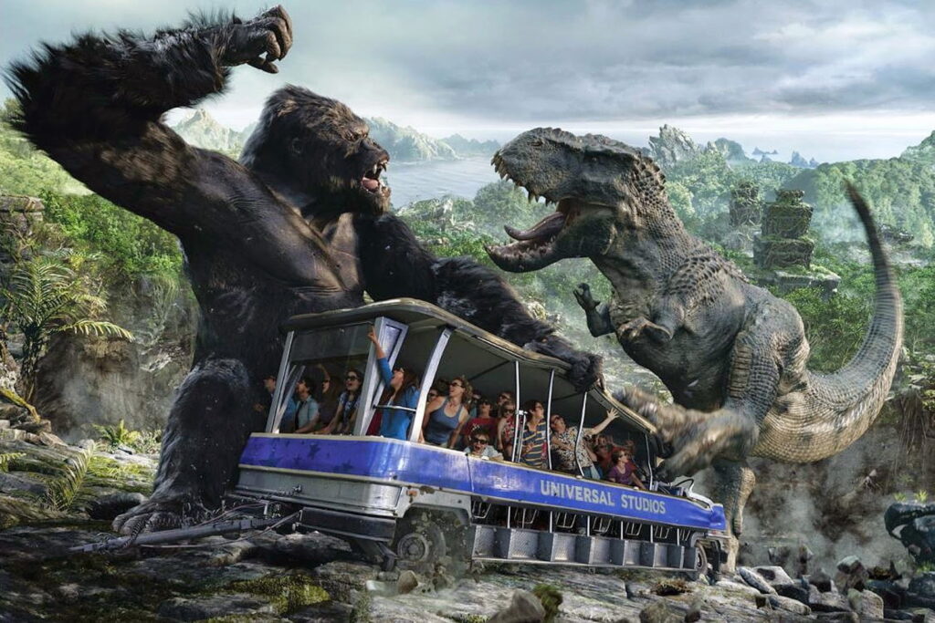 King kong ganha vida no Universal Orlando Resort em nova atração