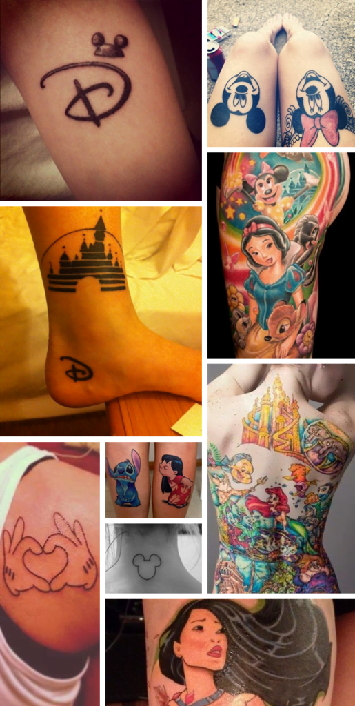 Tatuagens inspiradas na Disney