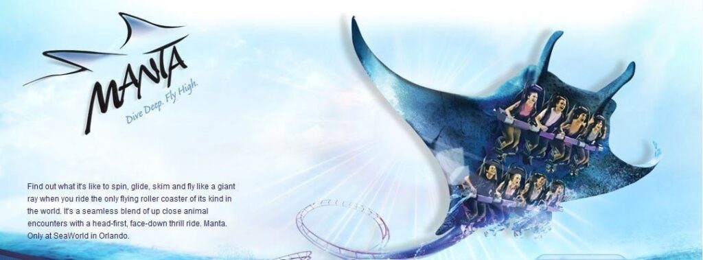 Sea World inaugura a montanha russa Manta