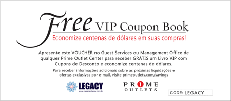 Cupons de Desconto PRIME Outlets